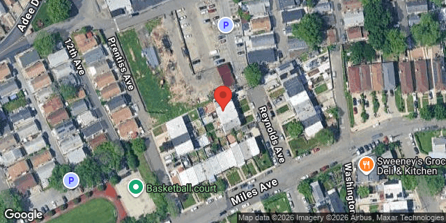 Aerial map of 513 REYNOLDS AVENUE, Bronx