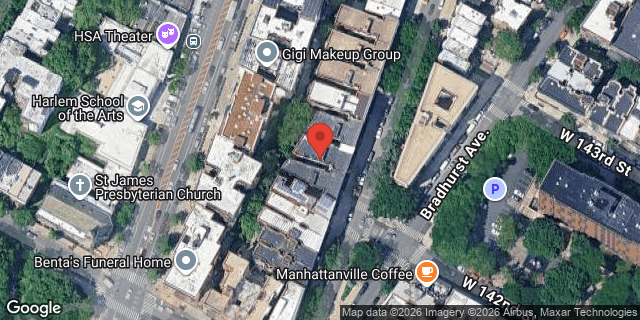 Aerial map of 149 EDGECOMBE AVENUE, Manhattan