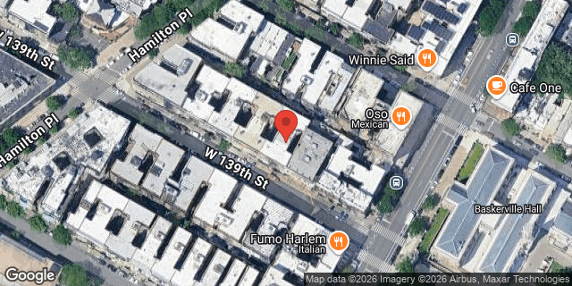 Aerial map of 507 WEST 139 STREET, Manhattan