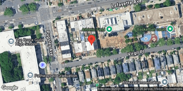 Aerial map of 2063 VIRGIL PLACE, Bronx