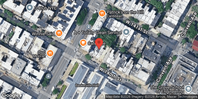 Aerial map of 473 WEST 140 STREET, Manhattan