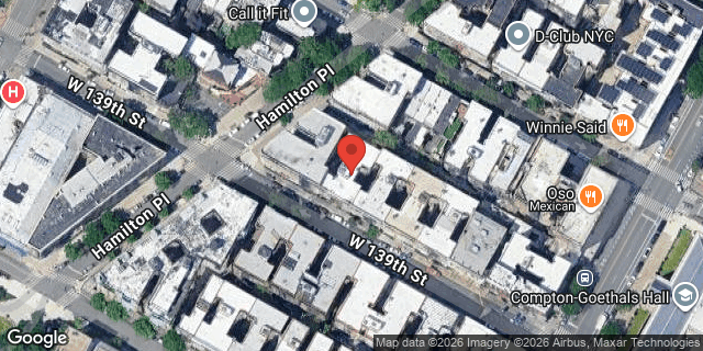 Aerial map of 519 WEST 139 STREET, Manhattan
