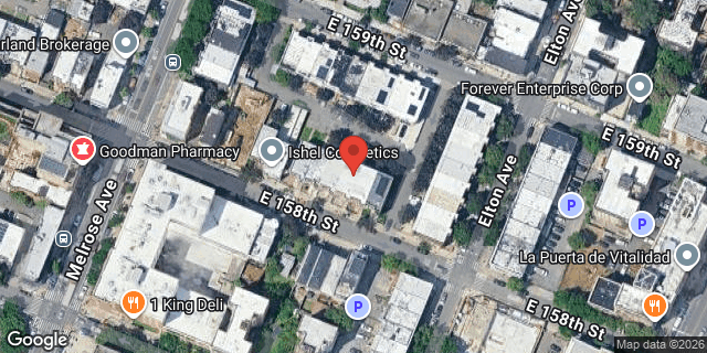 Aerial map of 421 EAST 158 STREET, Bronx