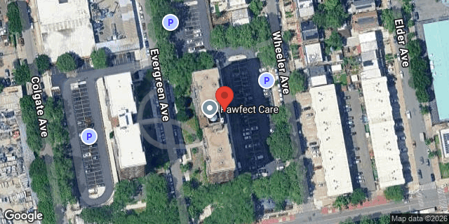Aerial map of 950 EVERGREEN AVENUE, Bronx
