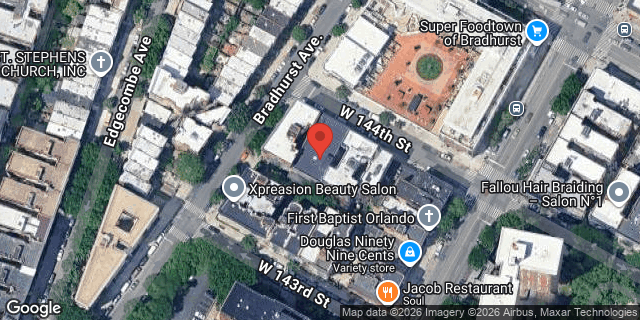 Aerial map of 310 WEST 144 STREET, Manhattan