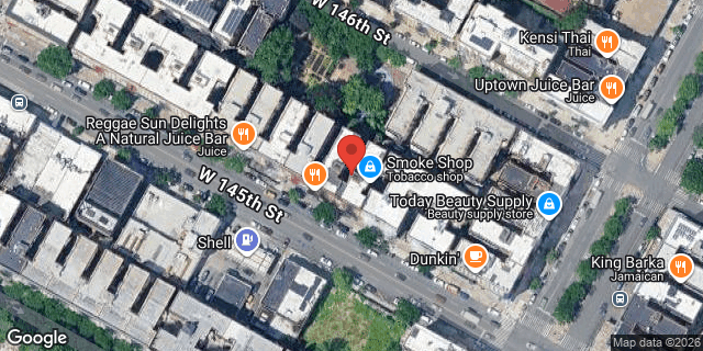 Aerial map of 219 WEST 145 STREET, Manhattan