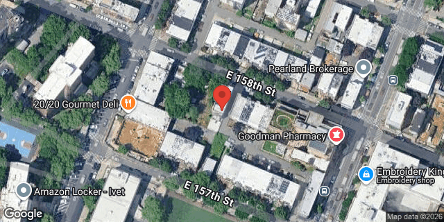 Aerial map of 370 EAST 158 STREET, Bronx