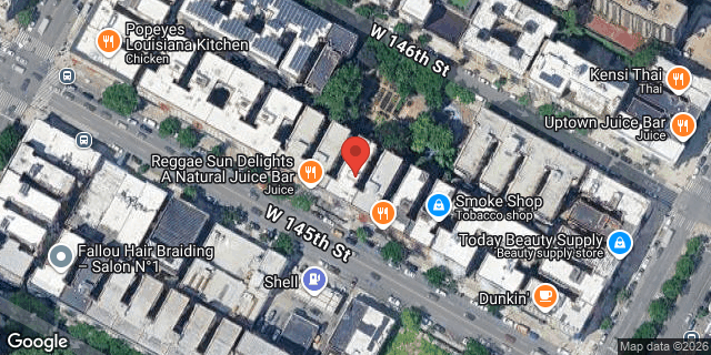 Aerial map of 227 WEST 145 STREET, Manhattan