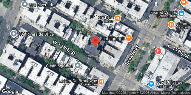Aerial map of 603 WEST 138 STREET, Manhattan