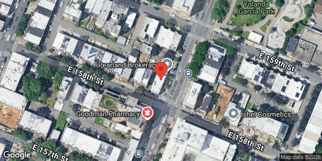 Aerial map of 397 EAST 158 STREET, Bronx