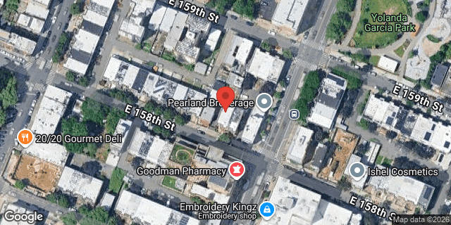 Aerial map of 391 EAST 158 STREET, Bronx