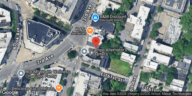 Aerial map of 3200 3 AVENUE, Bronx