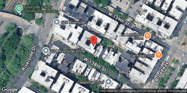 Aerial map of 625 WEST 138 STREET, Manhattan
