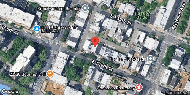 Aerial map of 369 EAST 158 STREET, Bronx