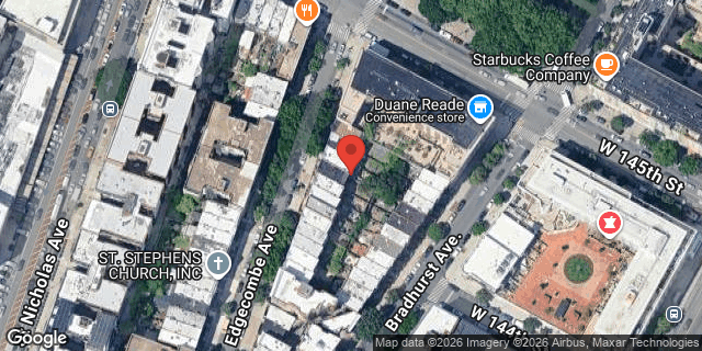 Aerial map of 224 EDGECOMBE AVENUE, Manhattan