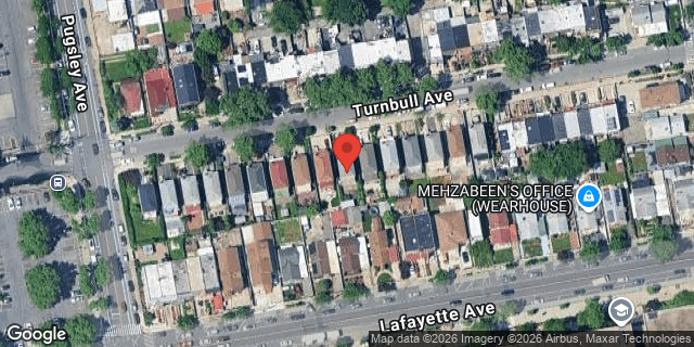 Aerial map of 2022 TURNBULL AVENUE, Bronx