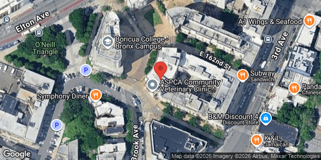 Aerial map of 501 EAST 161 STREET, Bronx