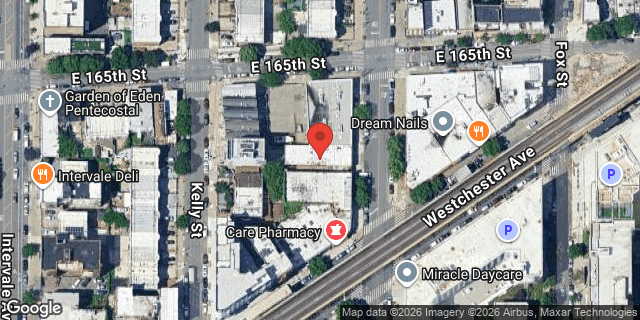 Aerial map of 1011 TIFFANY STREET, Bronx