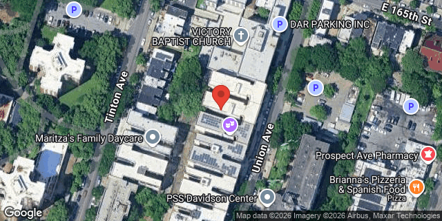 Aerial map of 993 UNION AVENUE, Bronx