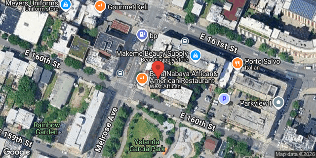 Aerial map of 407 EAST 160 STREET, Bronx