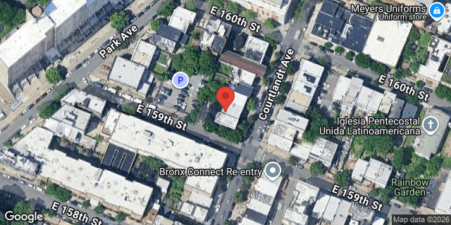 Aerial map of 831 COURTLANDT AVENUE, Bronx