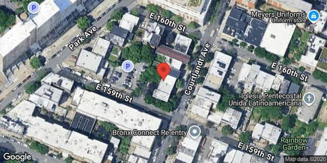 Aerial map of 833 COURTLANDT AVENUE, Bronx
