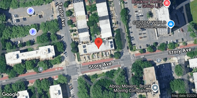 Aerial map of 1839 STORY AVENUE, Bronx