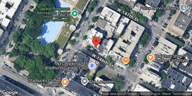 Aerial map of 307 WEST 146 STREET, Manhattan