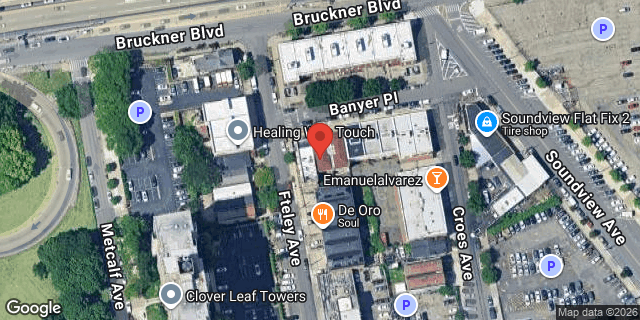 Aerial map of 1682A BANYER PLACE, Bronx