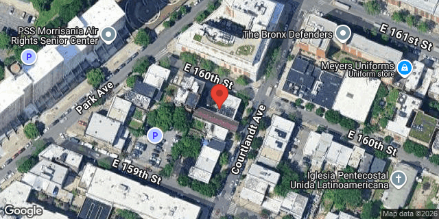 Aerial map of 841 COURTLANDT AVENUE, Bronx