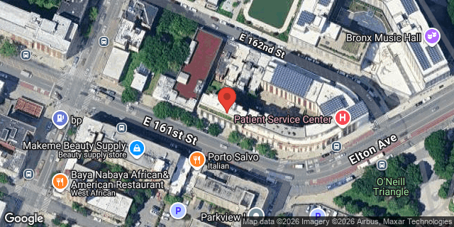 Aerial map of 425 EAST 161 STREET, Bronx