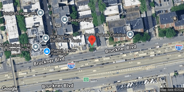Aerial map of 1001 WARD AVENUE, Bronx