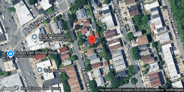 Aerial map of 564 EDISON AVENUE, Bronx