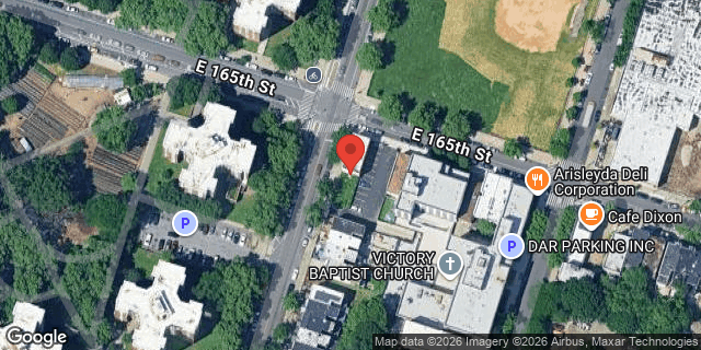 Aerial map of 780 EAST 165 STREET, Bronx