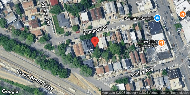 Aerial map of LAMPORT PLACE, Bronx