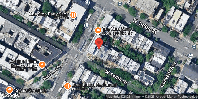 Aerial map of 475 WEST 144 STREET, Manhattan
