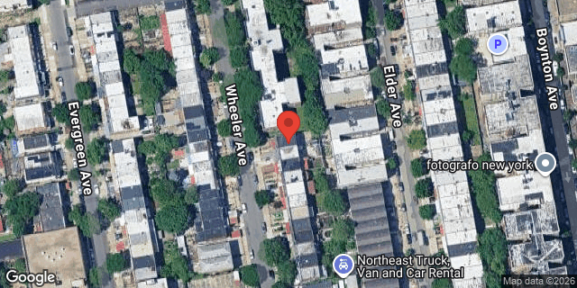 Aerial map of 1038 WHEELER AVENUE, Bronx