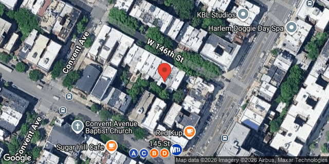 Aerial map of 406 WEST 146 STREET, Manhattan