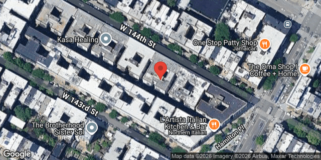Aerial map of 520 WEST 144 STREET, Manhattan