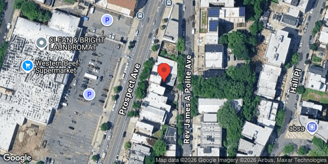Aerial map of 1052 PROSPECT AVENUE, Bronx