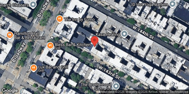 Aerial map of 527 WEST 143 STREET, Manhattan