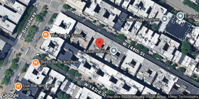 Aerial map of 550 WEST 144 STREET, Manhattan