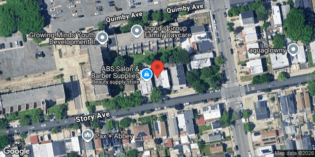 Aerial map of 2061 STORY AVENUE, Bronx