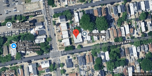 Aerial map of 2111 STORY AVENUE, Bronx