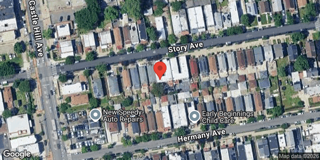 Aerial map of 2236 STORY AVENUE, Bronx