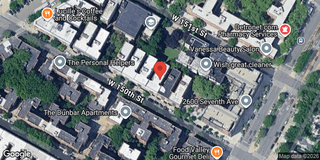 Aerial map of 275 WEST 150 STREET, Manhattan
