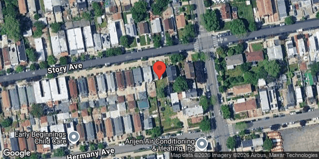 Aerial map of 2268 STORY AVENUE, Bronx