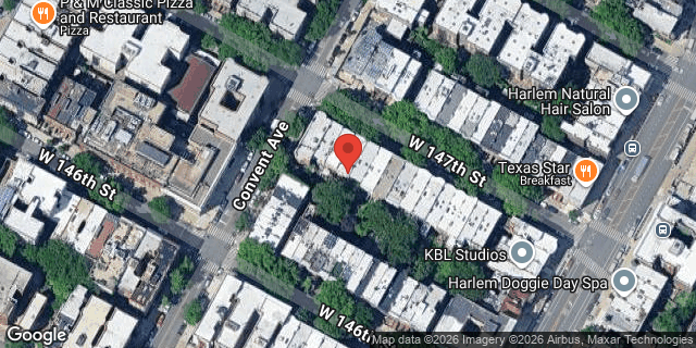 Aerial map of 424 WEST 147 STREET, Manhattan
