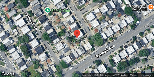 Aerial map of 711 REVERE AVENUE, Bronx