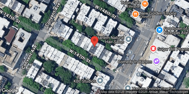 Aerial map of 417 WEST 147 STREET, Manhattan